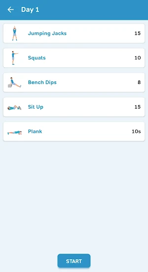 Android 30 Days Home Workout Screenshot 3