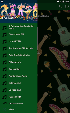 Latin Radio - Live Music Screenshot 1