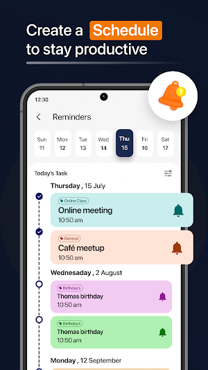 Calendar 2024: Set Reminders Screenshot 2