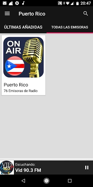 Puerto Rico Radio Stations Screenshot 3