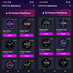 GTR 3 Pro Watchfaces Screenshot 2