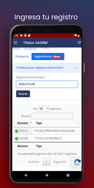 Seguimiento Titulos UAGRM Screenshot 2