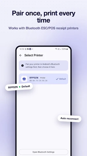 Cleanter: Thermal Printer BT Screenshot 2