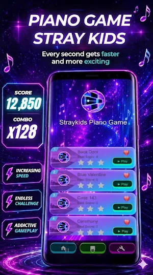 Stray Kids - Do It Piano Game Screenshot 0