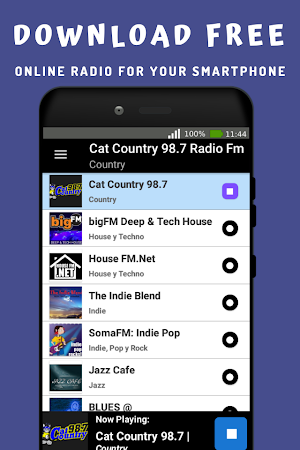 Cat Country 98.7 Radio Fm Live Screenshot 1