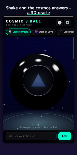 Cosmic 8 Ball - Fortune Teller Screenshot 0