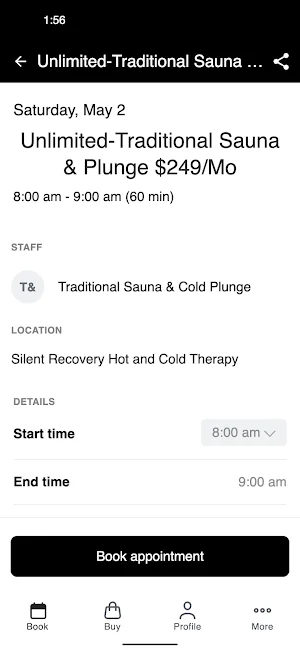 Silent Recovery HC Therapy Screenshot 2