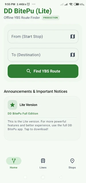DD BitePu(Lite) Yangon YBS Bus Screenshot 3