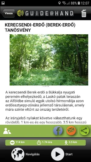 Bükki Nemzeti Park Igazgatóság GUIDE@HAND Screenshot 3