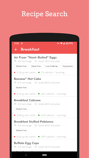 Keto Air Fryer Cookbook Screenshot 1