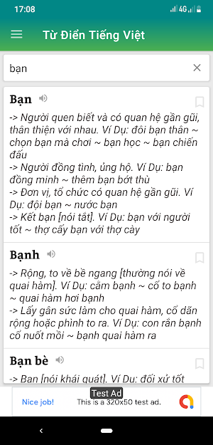 Từ Điển Học Tiếng Việt Tập Đọc Screenshot 3