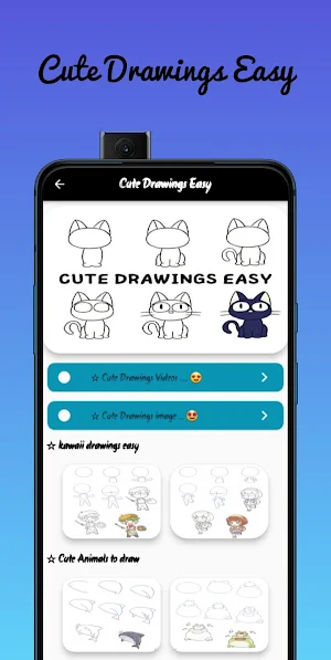 Cute drawings easy Screenshot 0