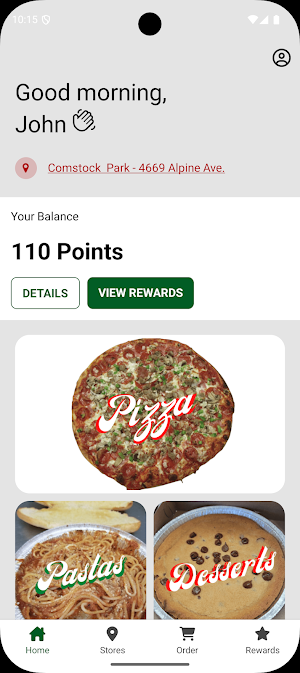 Palermo Pizza App Screenshot 0