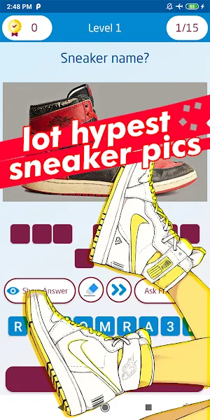 sneaker quiz Screenshot 3