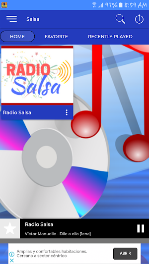 App Radio De Salsa Musica Screenshot 0