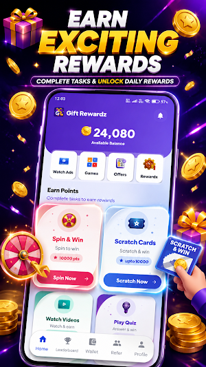 Gift Rewardz: Task Earning App Screenshot 0
