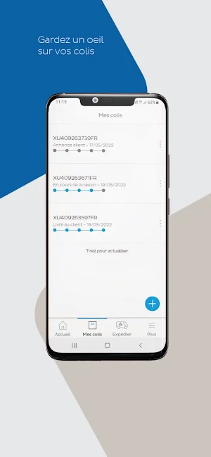 myChronopost Screenshot 2