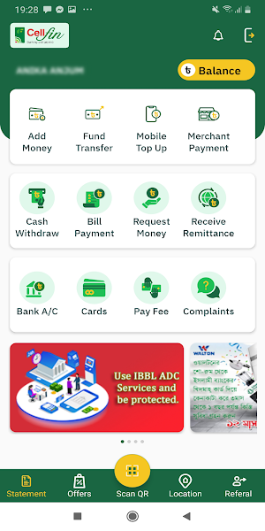CellFin Screenshot 1