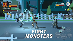 Mech Chaos robot boxing games Screenshot 1
