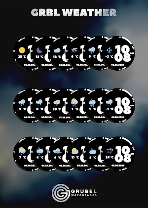 GRBL Weather Watchface Screenshot 2