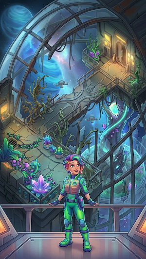 Astro-Flora: Space Merge 2 Screenshot 2