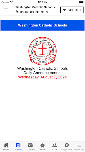 Washington Catholic Schools Screenshot 3