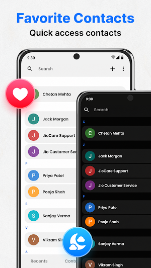 Contacts - Phone Dialer & Home Screenshot 2