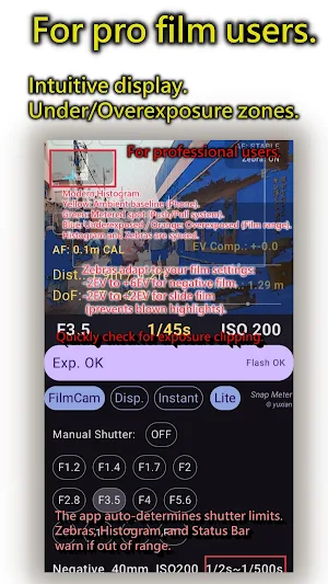 SnapMeter - Film Meter Cam Screenshot 3