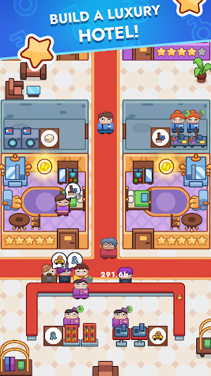 Royal Hotel: idle game Screenshot 1