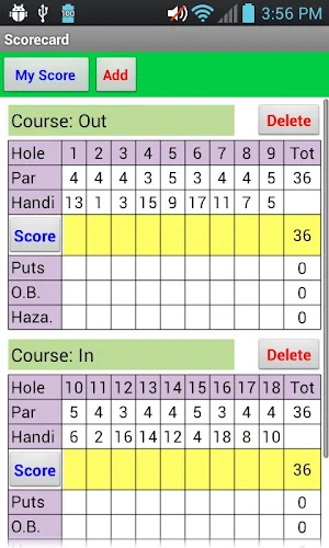 G-CORE Green Caddy Golf Screenshot 2
