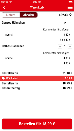 Schlemmer Ecke Screenshot 1