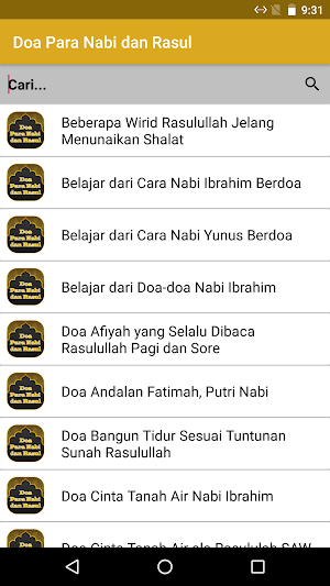 Doa Para Nabi & Rasul Screenshot 0