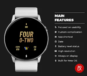 Beauty Sand Text Watch Face Screenshot 1