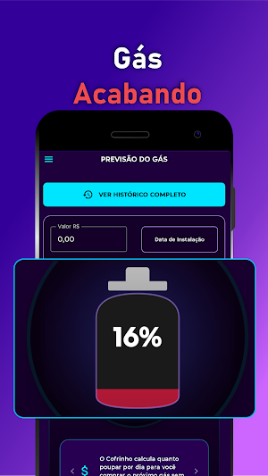 Meu Gás: Controle e Duração Screenshot 2