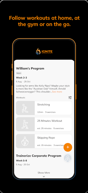 Ignite Performance and Health Screenshot 2