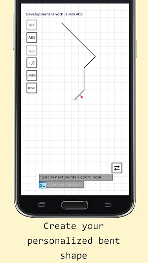 Sheet metal bending calculator Screenshot 0