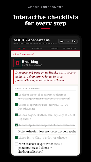 ABCDE Assessment Screenshot 2
