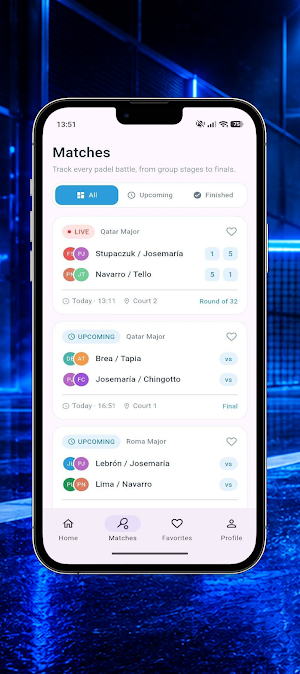 1x Padel Tracker Screenshot 2