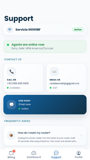GigNet MX Screenshot 2