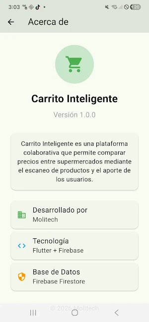 Carrito Inteligente Screenshot 0