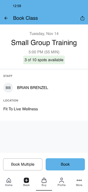Fit To Live Wellness Screenshot 2