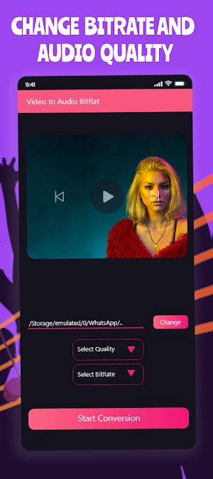 Video to Audio MP3 Converter Screenshot 1