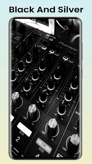 Black And Silver Wallpaper Screenshot 1