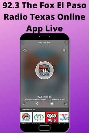 92.3 The Fox El Paso Radio Texas Online App Live Screenshot 1