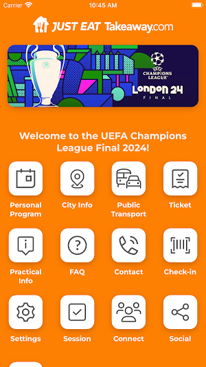 Just Eat Events Screenshot 1