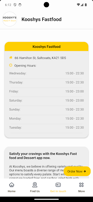 Kooshys Fastfood n Dessert Screenshot 2