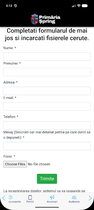 Spring App Screenshot 1