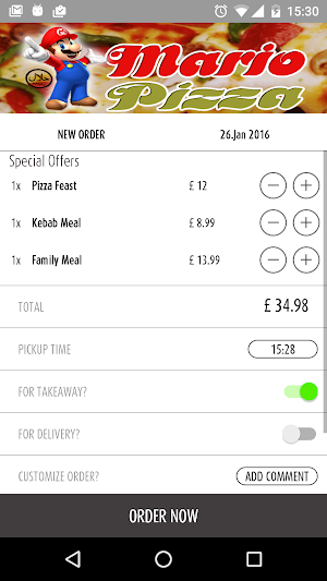 Mario Pizza Salford Screenshot 2