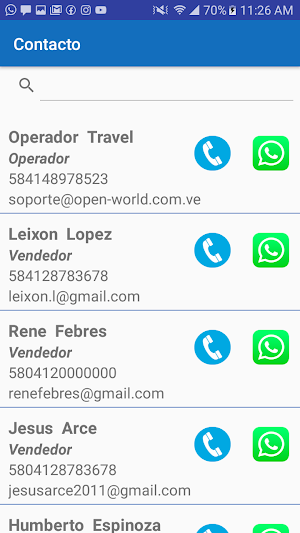 Fuerza Movil for Travel Screenshot 3
