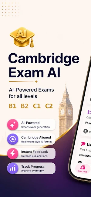 Cambridge English Exam AI Screenshot 0